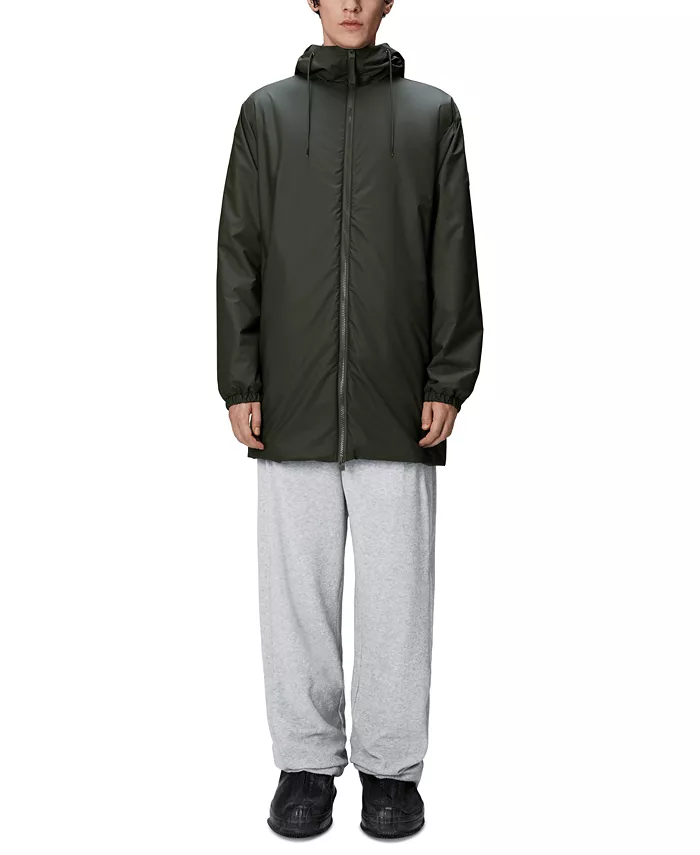 Мужская удлиненная утепленная куртка с капюшоном Lohja Rains, зеленый 
Мужская удлиненная утепленная куртка с капюшоном Lohja Rains, зеленый