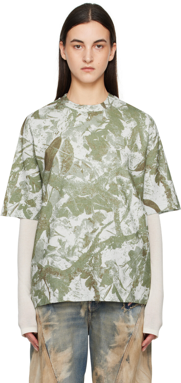 Футболка с круглым вырезом серо-коричневого цвета Acne Studios, Concrete grey camo
Футболка с круглым вырезом серо-коричневого цвета Acne Studios, Concrete grey camo