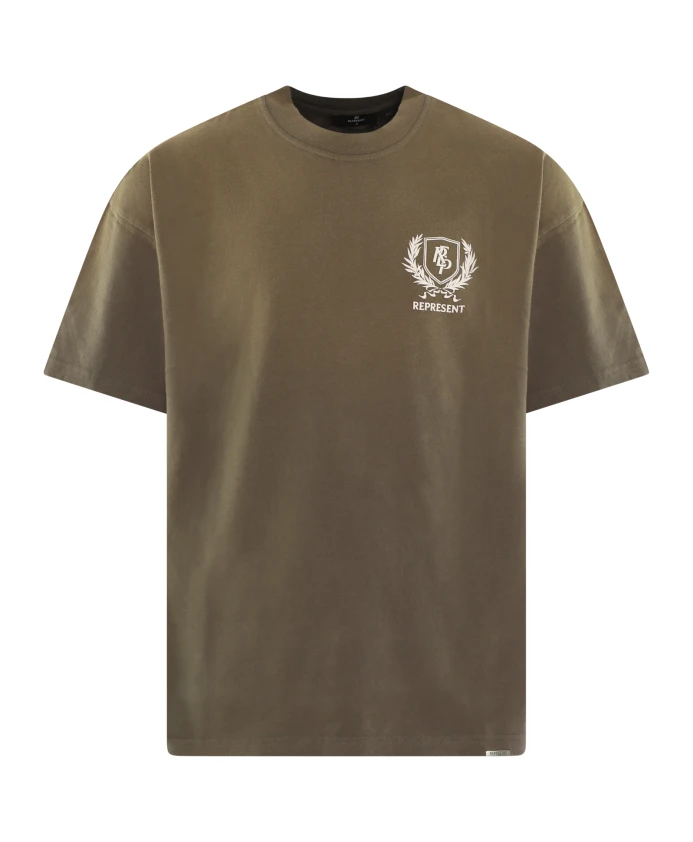 Мужская футболка с эмблемой Crest Represent, коричневый
Мужская футболка с эмблемой Crest Represent, коричневый