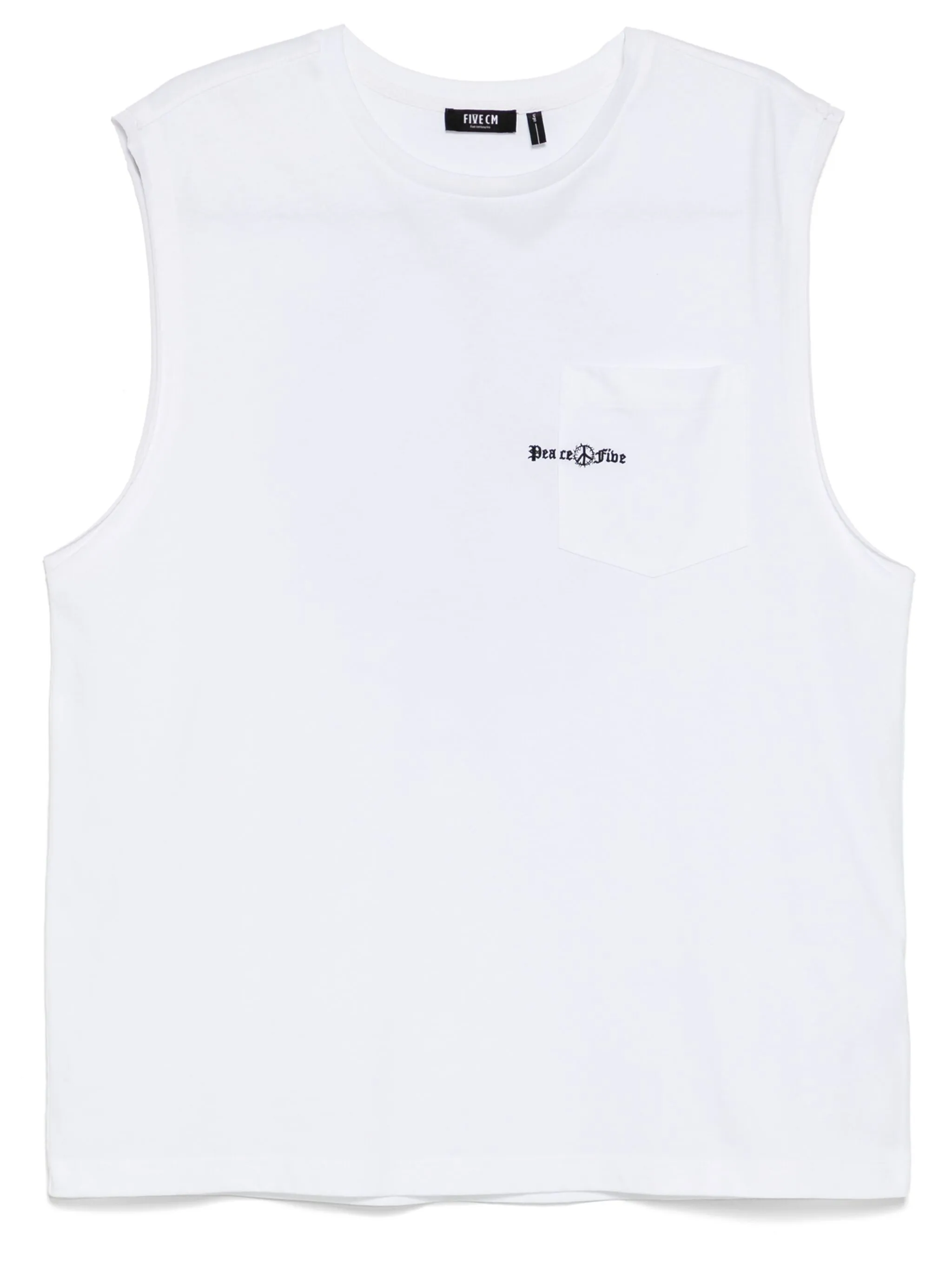 Жилет с вышитым логотипом Five Cm, белый
Жилет с вышитым логотипом Five Cm, белый