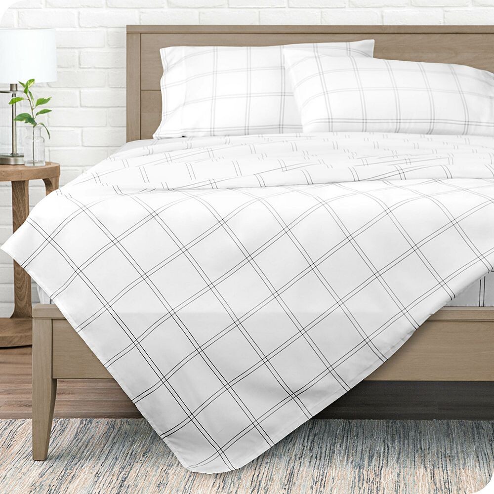 Комплект ультрамягких простыней с двойной щеткой и принтом Bare Home, цвет Plaid Midnight
Комплект ультрамягких простыней с двойной щеткой и принтом Bare Home, цвет Plaid Midnight
