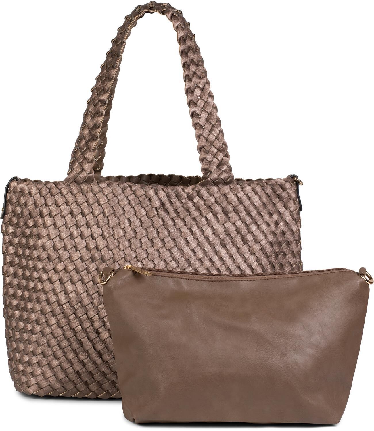 Сумка шоппер styleBREAKER Große XXL Wendetasche geflochten, цвет Bronze/Braun, Коричневый, Сумка шоппер styleBREAKER Große XXL Wendetasche geflochten, цвет Bronze/Braun
Сумка шоппер styleBREAKER Große XXL Wendetasche geflochten, цвет Bronze/Braun, Коричневый, Сумка шоппер styleBREAKER Große XXL Wendetasche geflochten, цвет Bronze/Braun