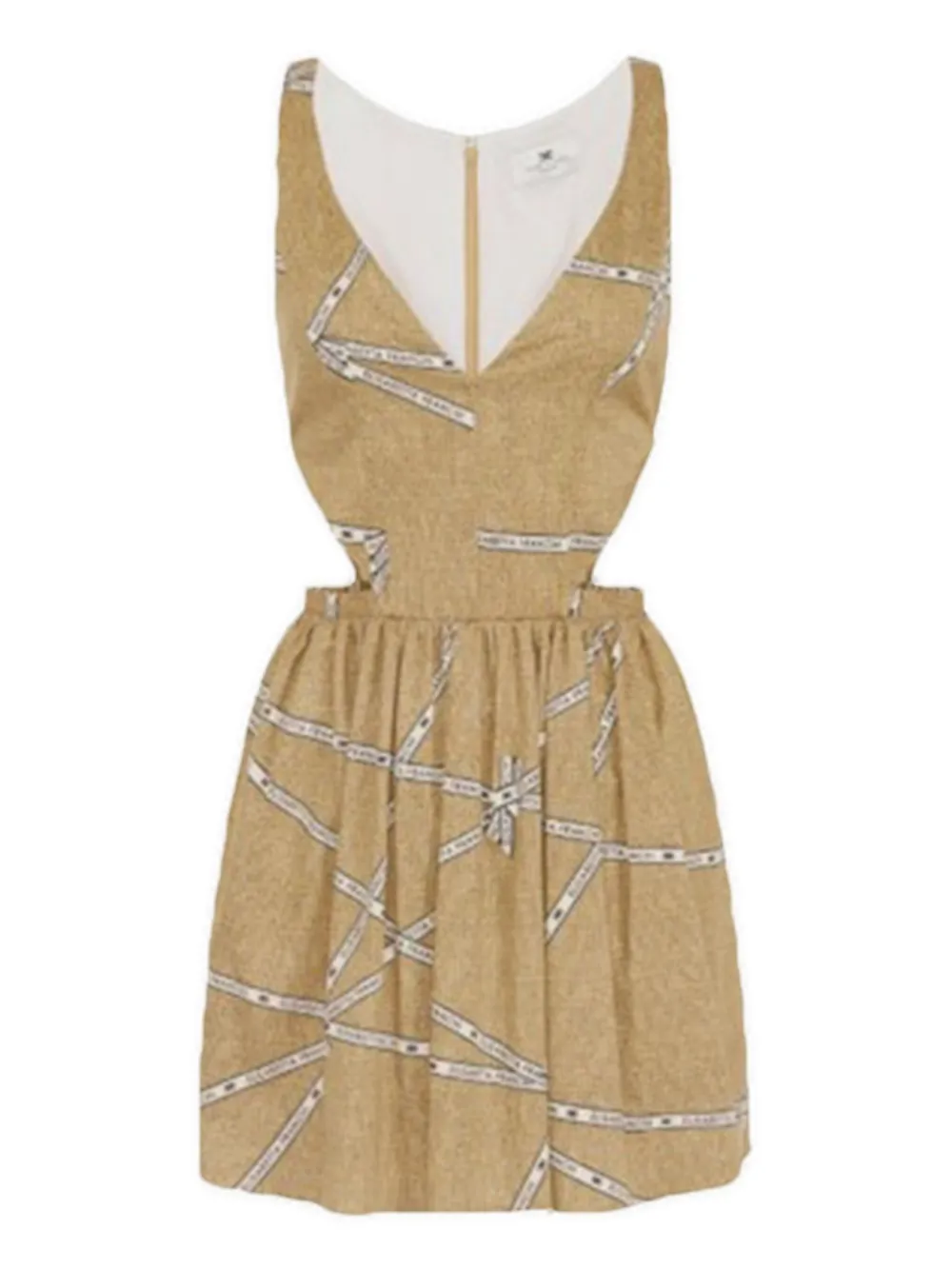 Платье мидни с вырезами и принтом Elisabetta Franchi, нейтральный
Платье мидни с вырезами и принтом Elisabetta Franchi, нейтральный