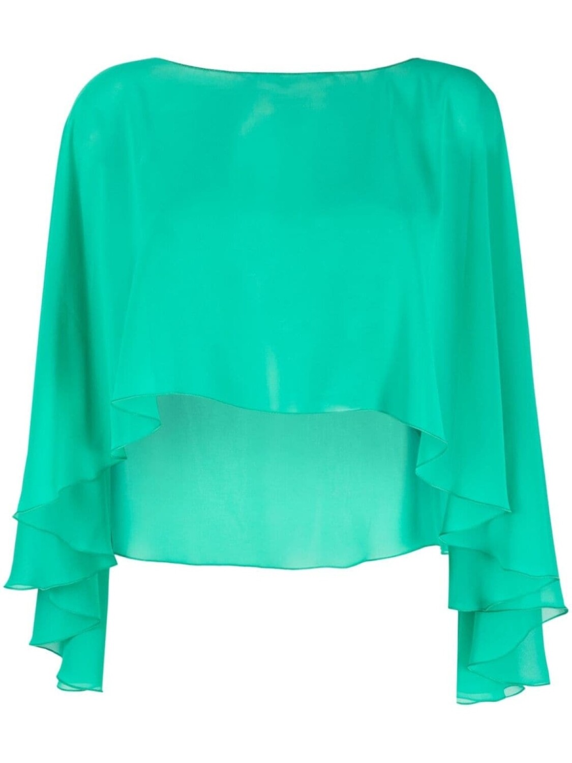 Blanca Vita укороченный топ с оборками, зеленый
Blanca Vita укороченный топ с оборками, зеленый