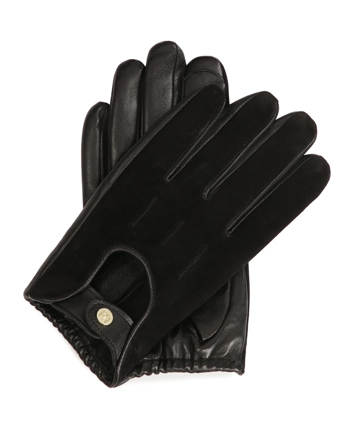 Перчатки из двух видов кожи. Kazar, черный
Перчатки из двух видов кожи. Kazar, черный