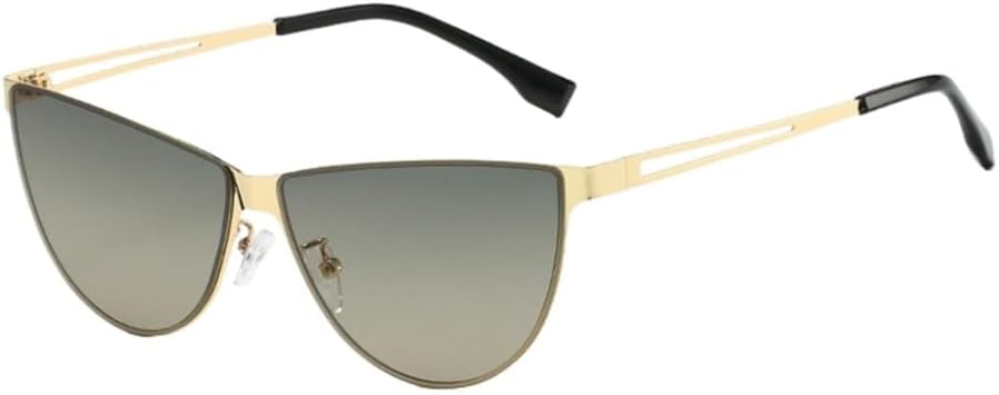 Металлические солнцезащитные очки «кошачий глаз» для женщин, стильные солнцезащитные очки для пляжа и отдыха, мужские солнцезащитные очки с защитой от УФ-излучения UV400 UJNHGQ, Gold Gray Green
Металлические солнцезащитные очки «кошачий глаз» для женщин, стильные солнцезащитные очки для пляжа и отдыха, мужские солнцезащитные очки с защитой от УФ-излучения UV400 UJNHGQ, Gold Gray Green