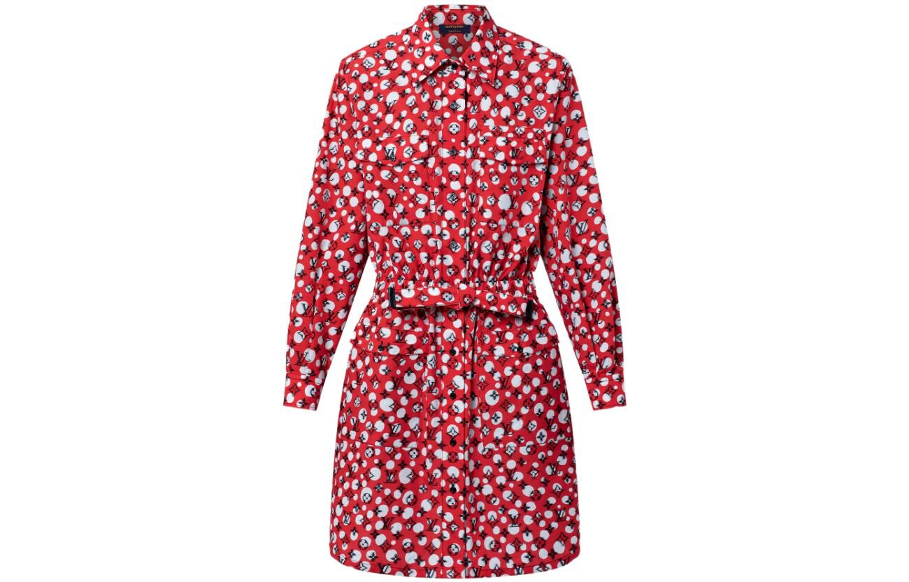 Платье с длинными рукавами Yayoi Kusama X Yayoi Kusama женское красное Louis Vuitton
Платье с длинными рукавами Yayoi Kusama X Yayoi Kusama женское красное Louis Vuitton