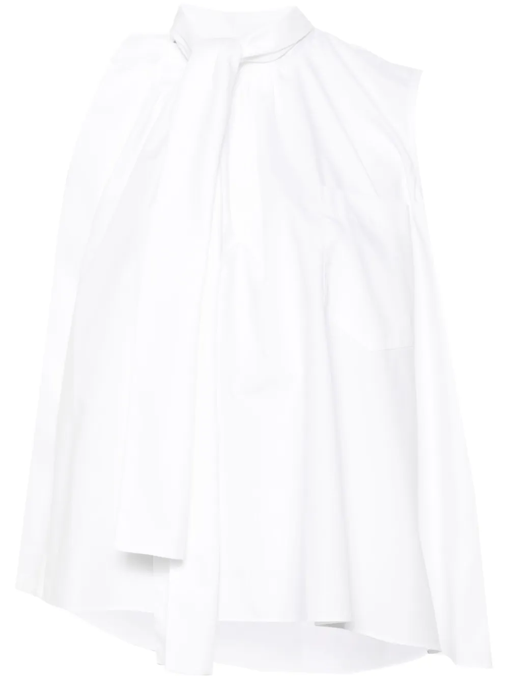 Поплиновая блузка без рукавов SACAI, белый
Поплиновая блузка без рукавов SACAI, белый