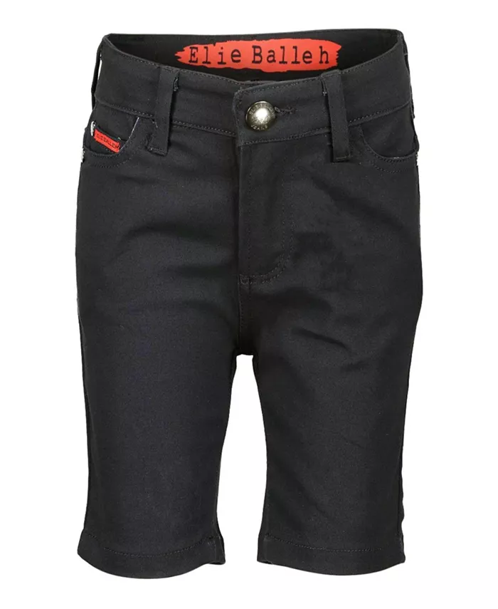 Черные хлопковые шорты из твила Big Boys Elie Balleh, черный
Черные хлопковые шорты из твила Big Boys Elie Balleh, черный