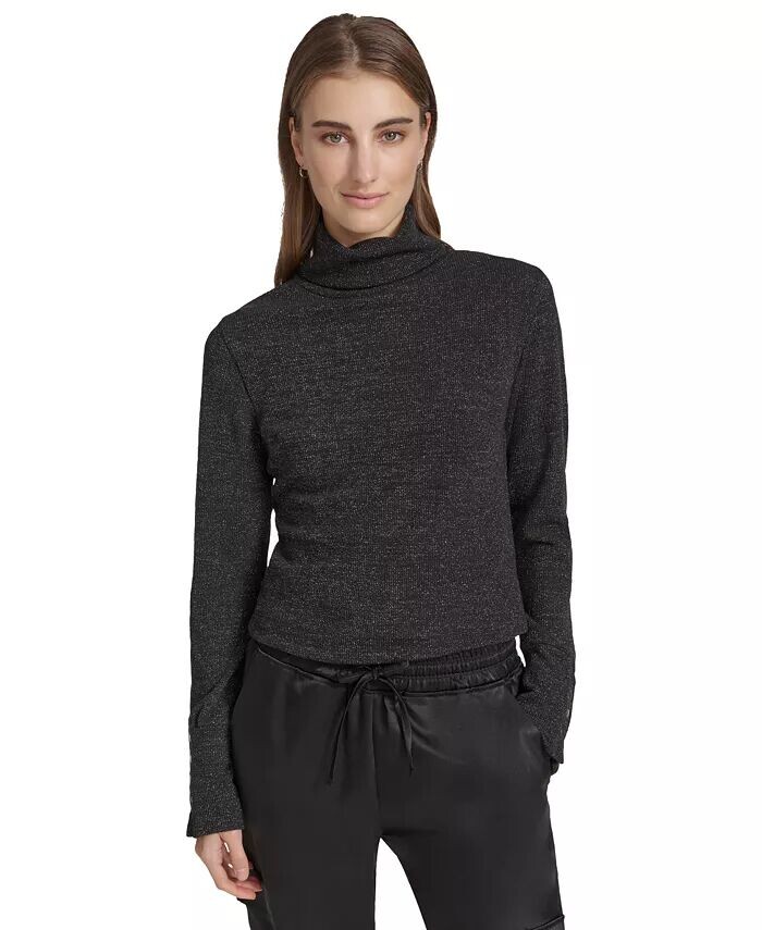 Женская водолазка с металлическим ребром Marc New York, черный
Женская водолазка с металлическим ребром Marc New York, черный