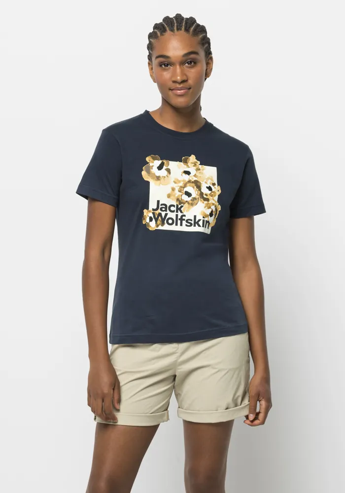 Футболка Jack Wolfskin "FLORELL BOX T W", синий 
Футболка Jack Wolfskin "FLORELL BOX T W", синий