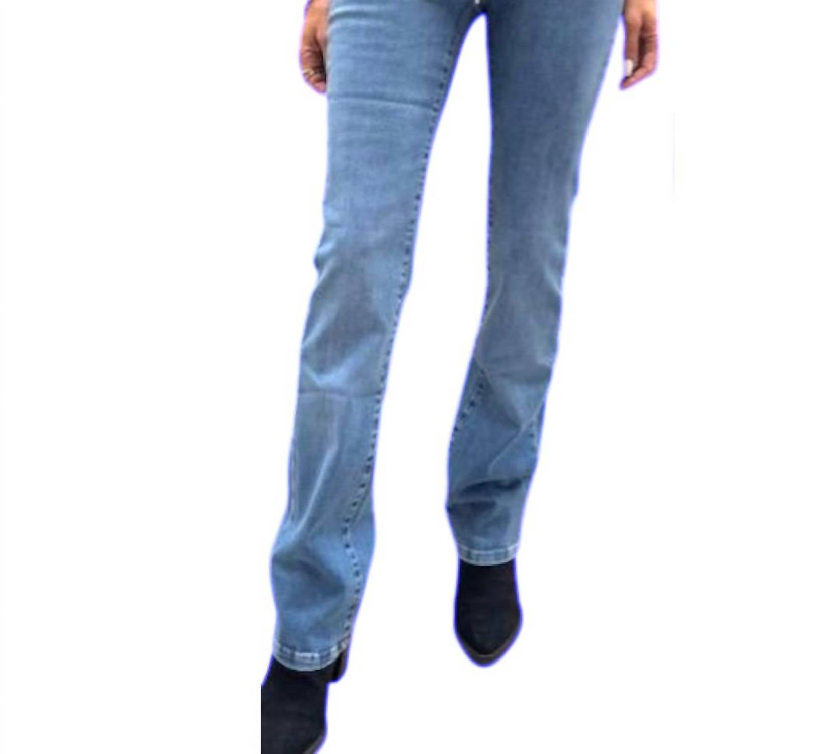 Расклешенные джинсовые брюки Lindsey со шнурком, синие BEVY FLOG
Расклешенные джинсовые брюки Lindsey со шнурком, синие BEVY FLOG