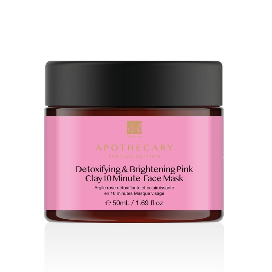 Dr Botanicals, Очищающая и осветляющая розовая глина для лица на 10 минут, 50 мл
Dr Botanicals, Очищающая и осветляющая розовая глина для лица на 10 минут, 50 мл