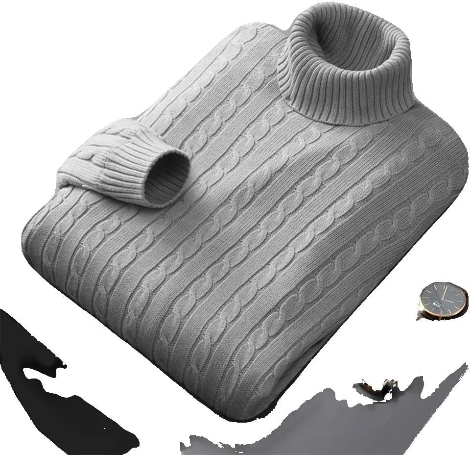 Мужской водолазка свитер с круглым воротом MIGAOQ
Мужской водолазка свитер с круглым воротом MIGAOQ