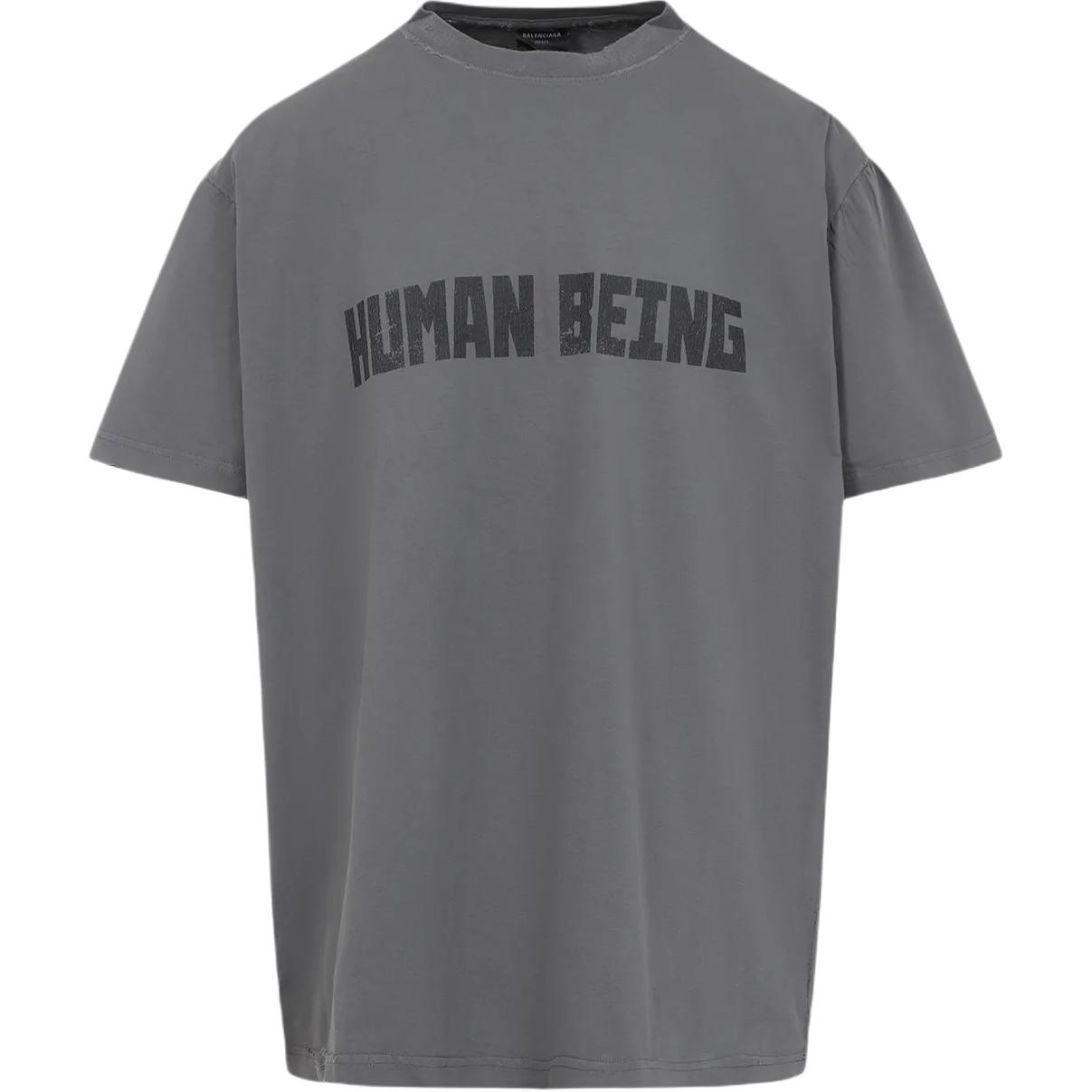 Футболка с принтом слогана Balenciaga, темно-серый
Футболка с принтом слогана Balenciaga, темно-серый