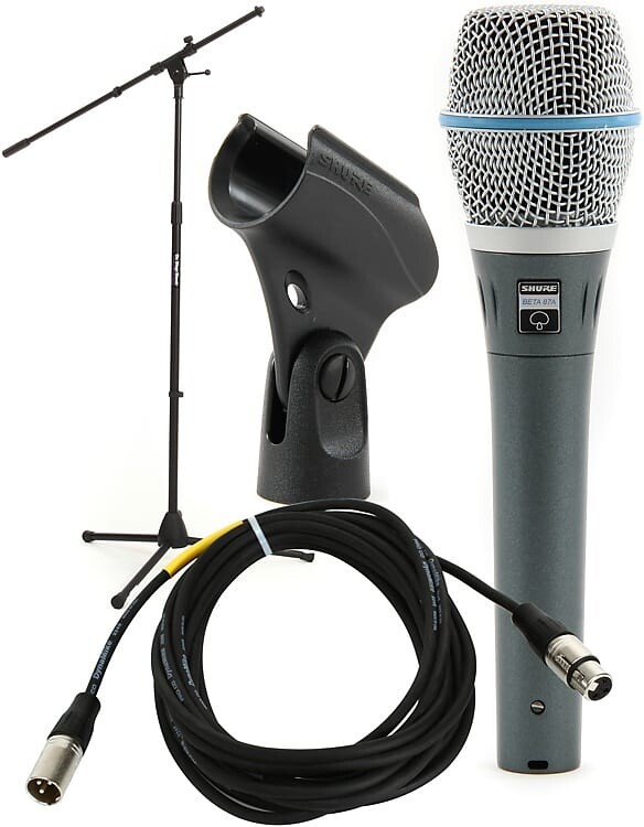 Микрофон Shure Beta87A Handheld Microphone with Stand and Cable
Микрофон Shure Beta87A Handheld Microphone with Stand and Cable
