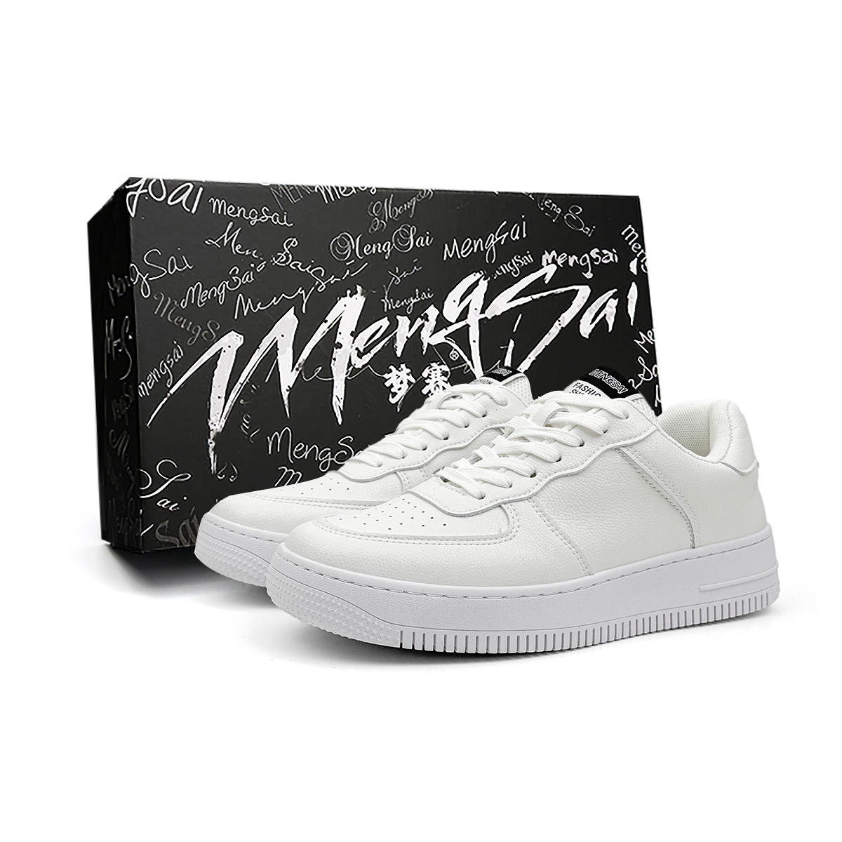 Mengsai Низкие противоскользящие износостойкие кроссовки для скейтбординга, мужские, белые
Mengsai Низкие противоскользящие износостойкие кроссовки для скейтбординга, мужские, белые
