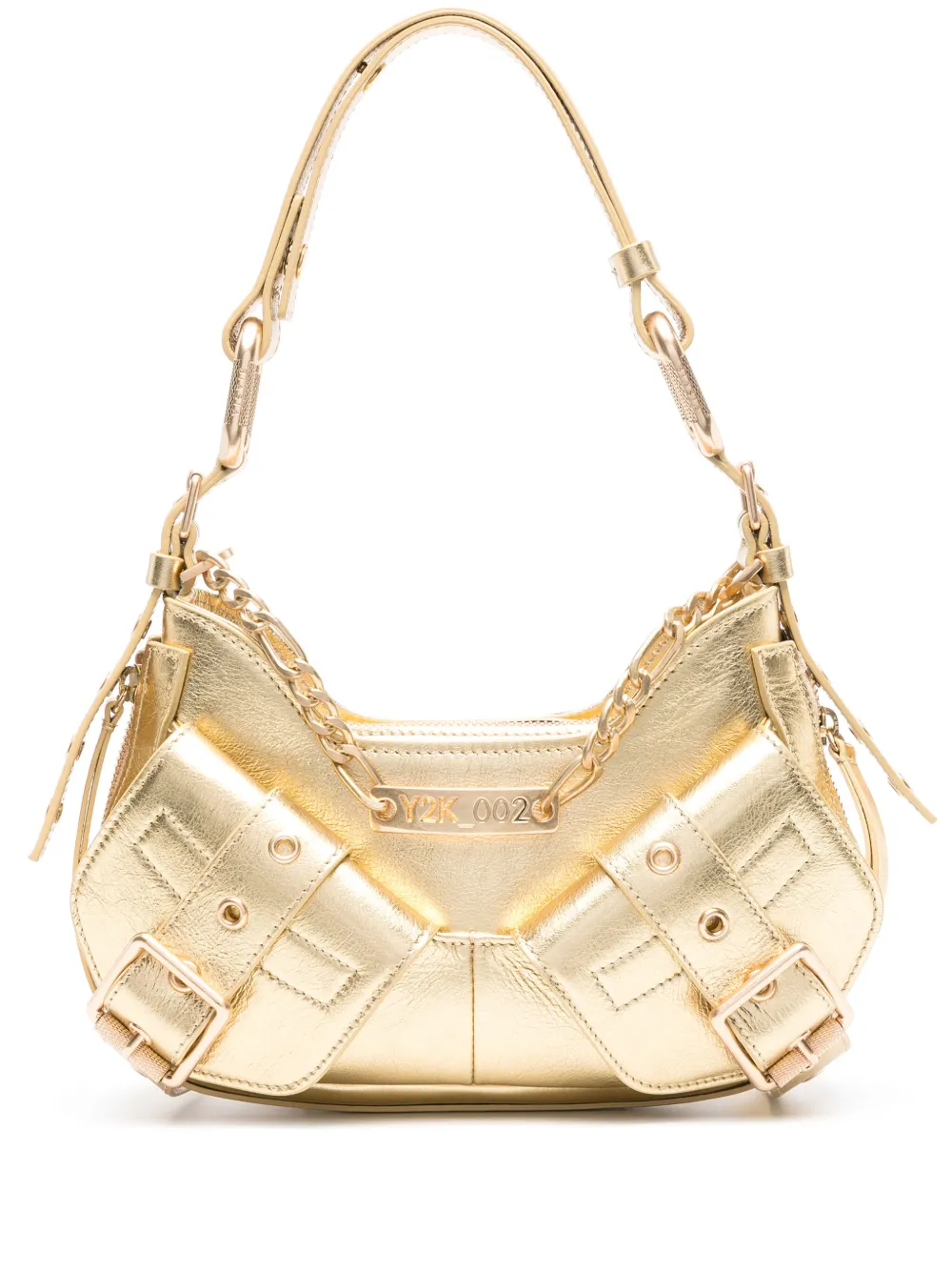 Сумка на плечо Y2K с эффектом металлик BIASIA, золотой
Сумка на плечо Y2K с эффектом металлик BIASIA, золотой