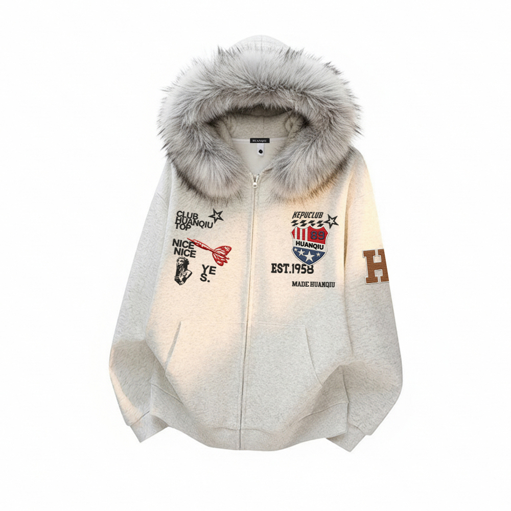 Толстовка Unisex Hooded Thickened Heavyweight HUANQIU, белый heather серый
Толстовка Unisex Hooded Thickened Heavyweight HUANQIU, белый heather серый