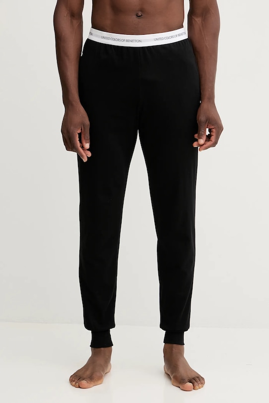 Хлопковые пижамные брюки United Colors Of Benetton, черный
Хлопковые пижамные брюки United Colors Of Benetton, черный