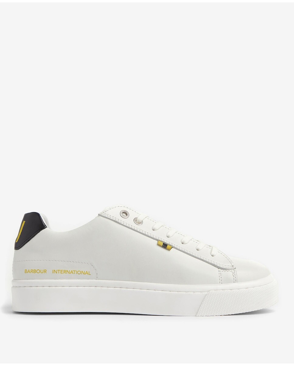 Мужские белые кожаные спортивные туфли Barbour, белый
Мужские белые кожаные спортивные туфли Barbour, белый