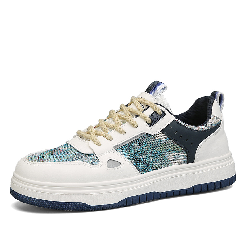 RENBEN Скользоустойчивые легкие дышащие низкие скейтерские кроссовки мужские бело-голубые, цвет White Blue
RENBEN Скользоустойчивые легкие дышащие низкие скейтерские кроссовки мужские бело-голубые, цвет White Blue