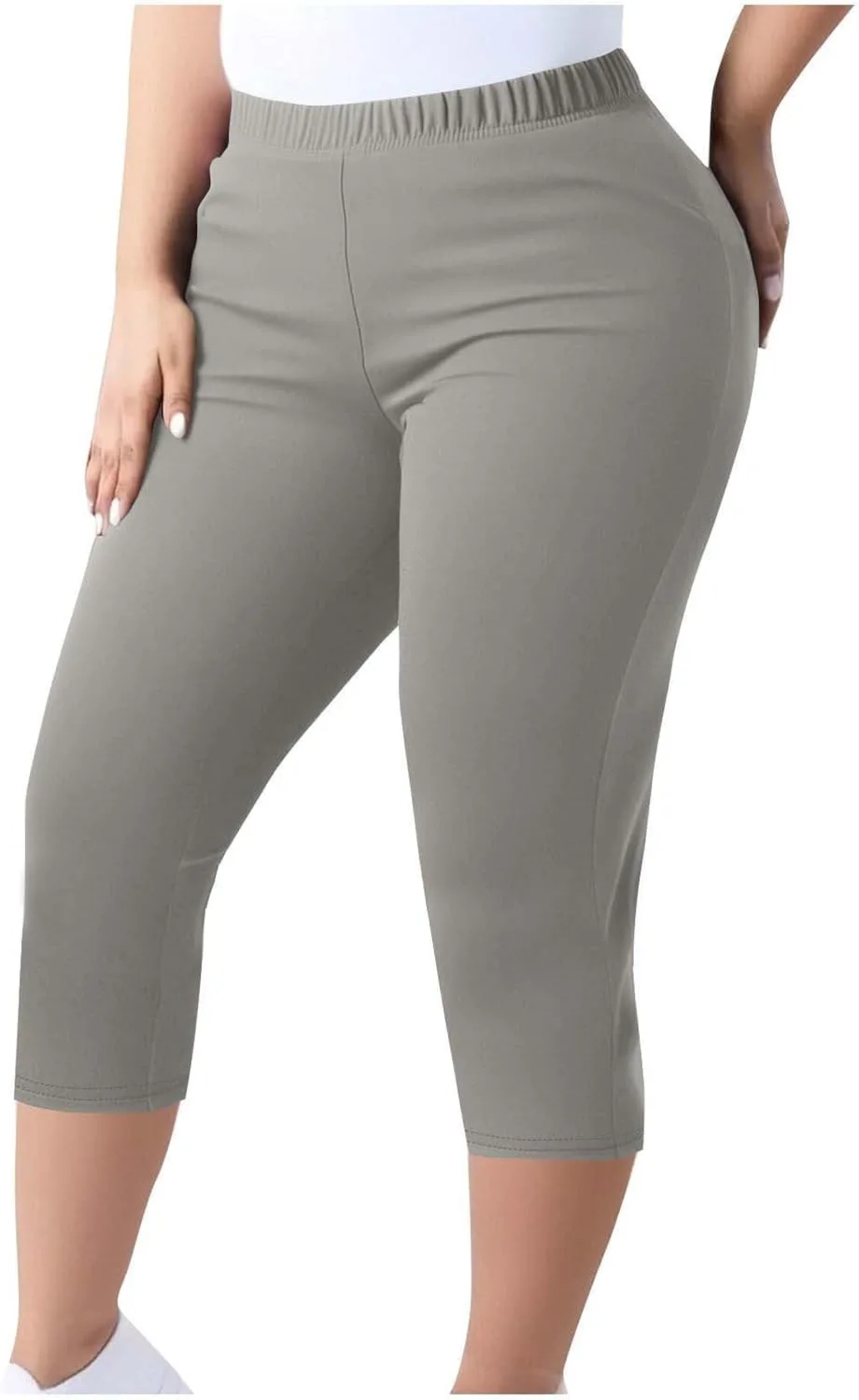 Капри для женщин Plus Size Stretch с эластичной талией Bacrelax
Капри для женщин Plus Size Stretch с эластичной талией Bacrelax