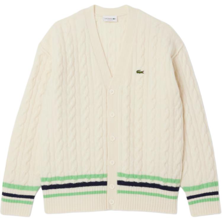 LACOSTE Свитер мужской White/Green/Marine Blue/9II
LACOSTE Свитер мужской White/Green/Marine Blue/9II