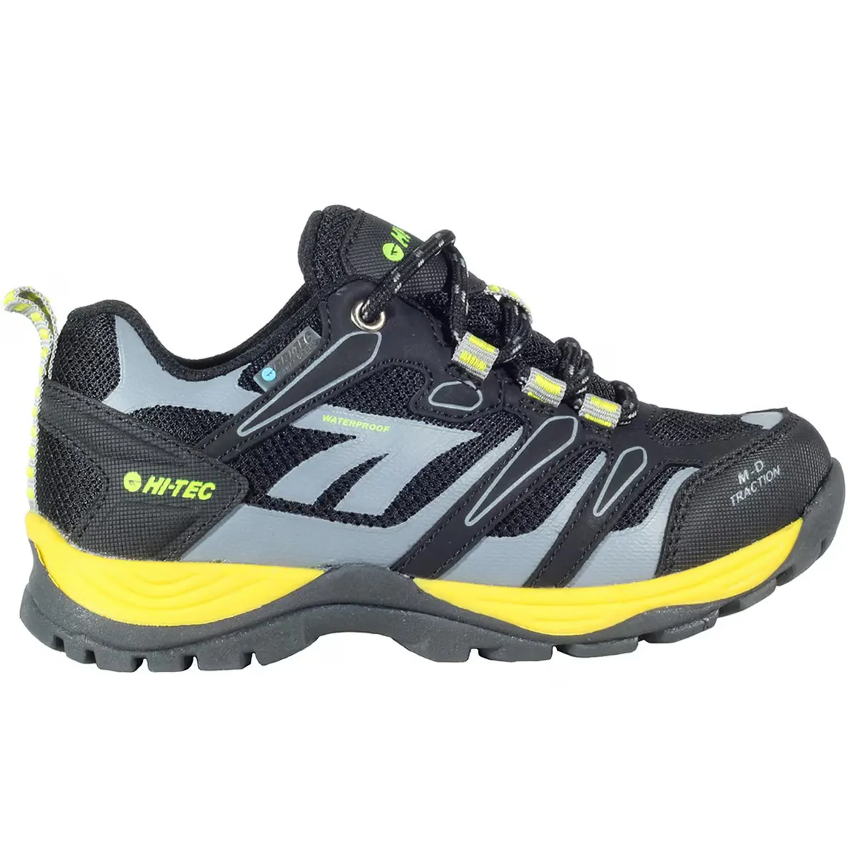 Muflon Low WP JR Hi-Tec детские горные ботинки, черный/желтый
Muflon Low WP JR Hi-Tec детские горные ботинки, черный/желтый