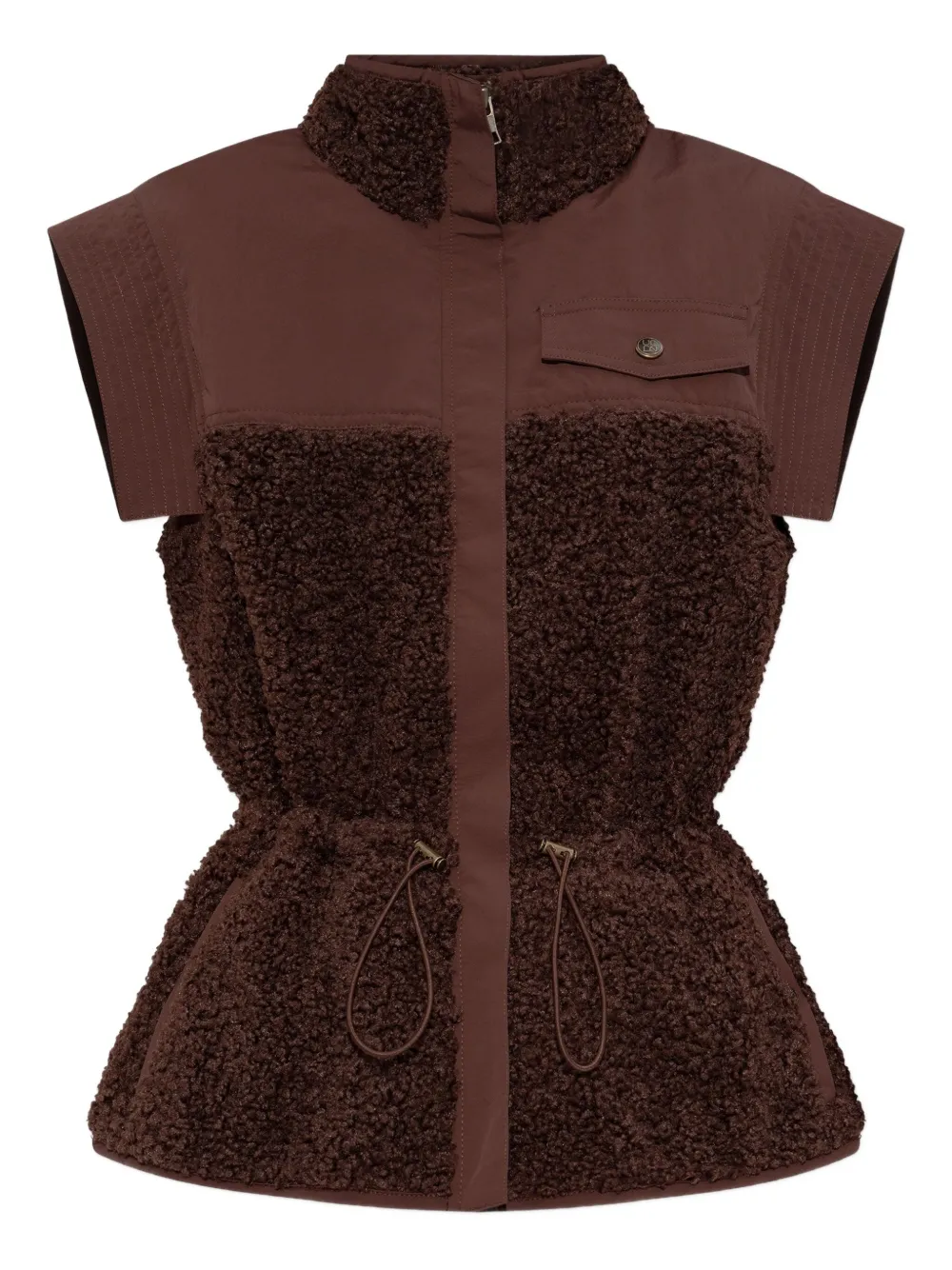 Жилет из флиса с панелями Ulla Johnson, коричневый
Жилет из флиса с панелями Ulla Johnson, коричневый