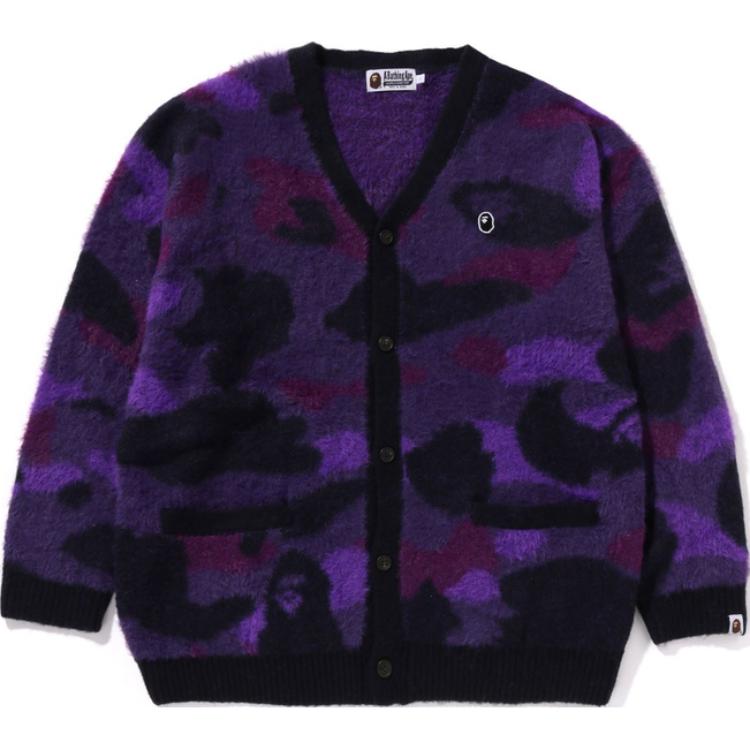 Вязаный свитер мужской A BATHING APE, фиолетовый
Вязаный свитер мужской A BATHING APE, фиолетовый