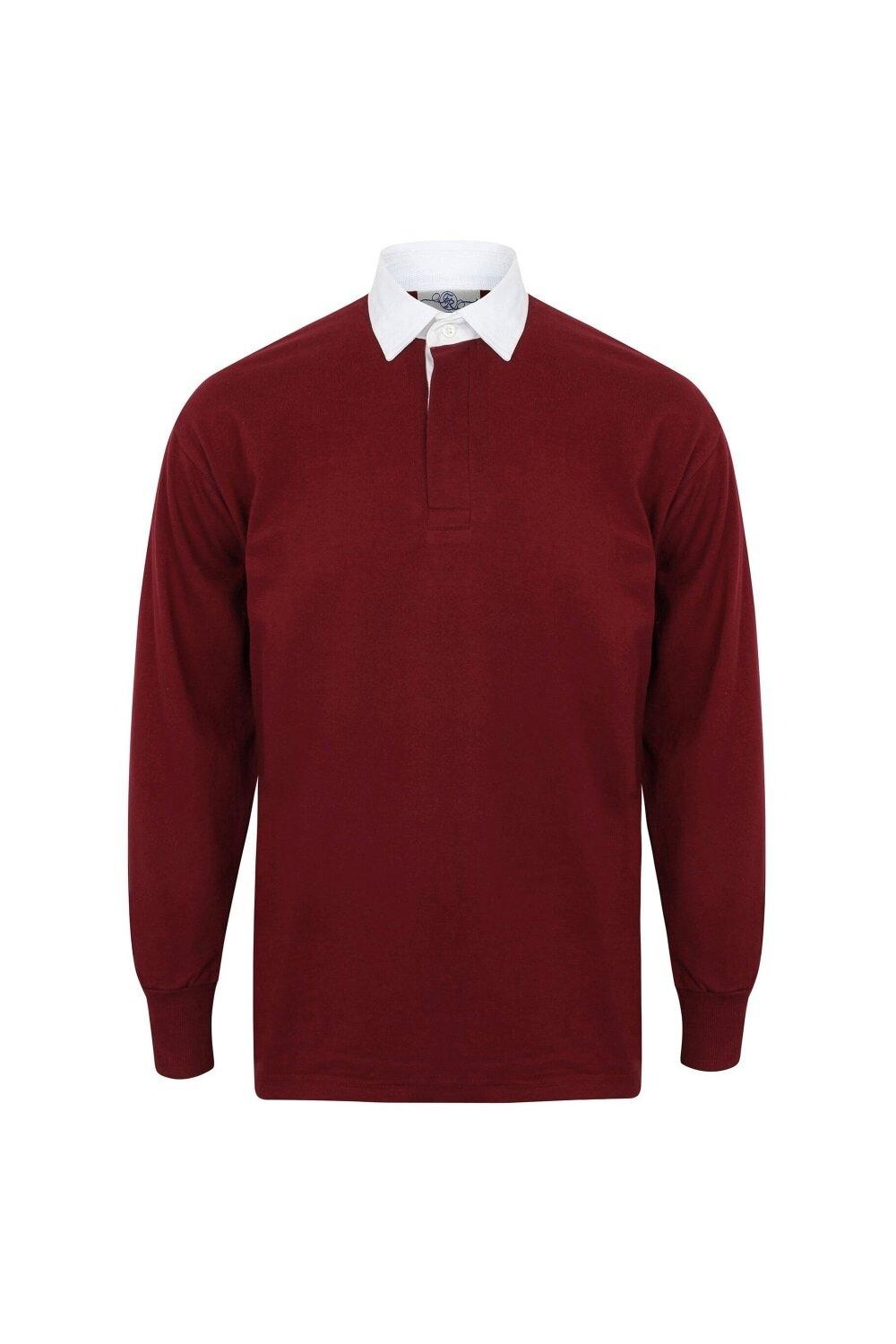 Классическая рубашка-поло для регби с длинным рукавом Front Row, красный
Классическая рубашка-поло для регби с длинным рукавом Front Row, красный