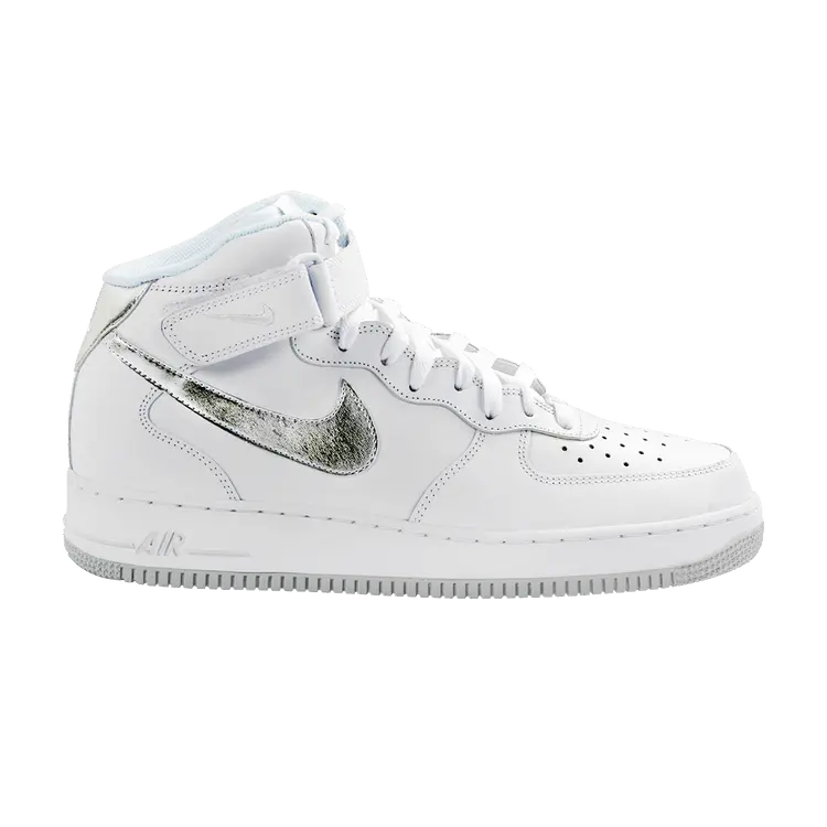 Кроссовки Nike Air Force 1 Mid '07 'White Silver', белый
Кроссовки Nike Air Force 1 Mid '07 'White Silver', белый