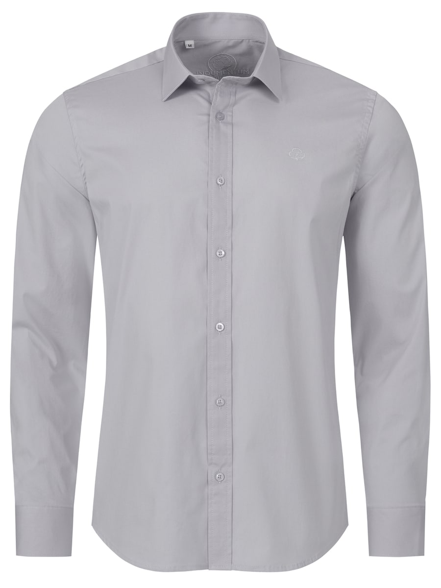 Рубашка Slim Fit на пуговицах Indumentum, светло-серый
Рубашка Slim Fit на пуговицах Indumentum, светло-серый