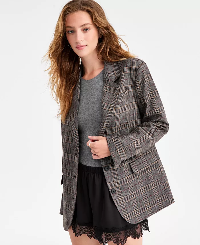 Женский клетчатый пиджак Bar Iii, мультиколор
Женский клетчатый пиджак Bar Iii, мультиколор