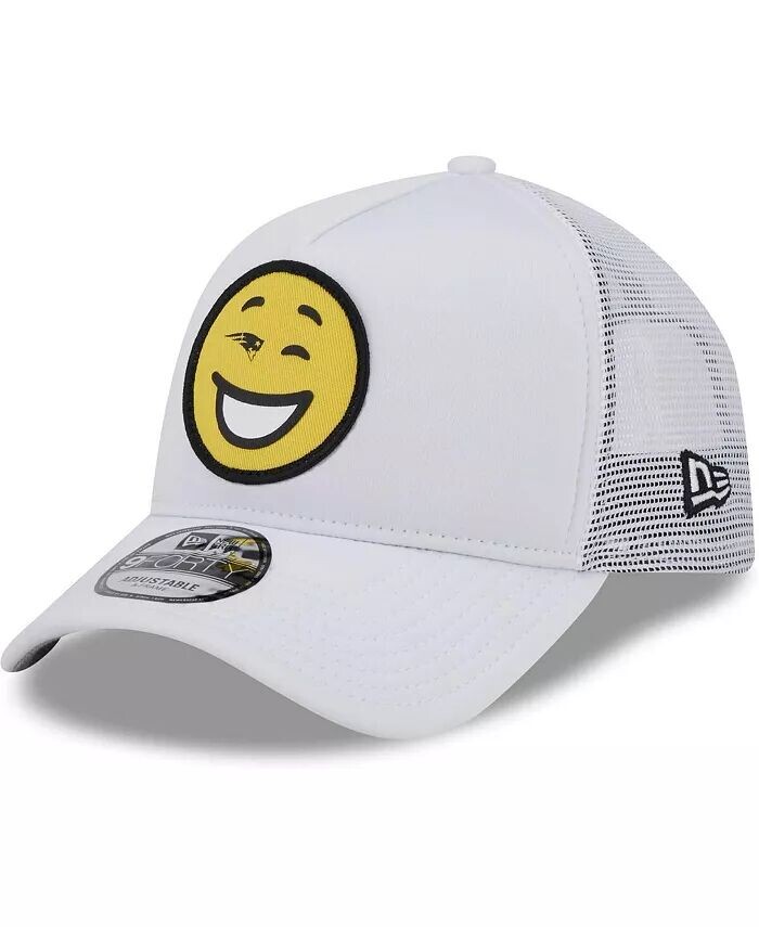 Мужская белая бейсболка New England Patriots Happy A-Frame Trucker 9Forty Snapback New Era
Мужская белая бейсболка New England Patriots Happy A-Frame Trucker 9Forty Snapback New Era