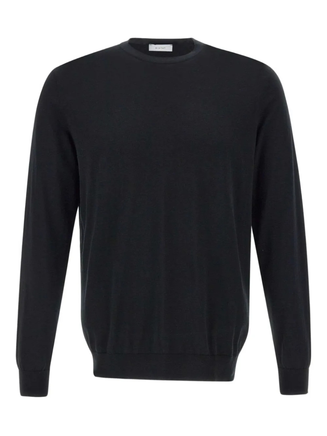 DIKTAT хлопковый свитер с круглым вырезом, черный
DIKTAT хлопковый свитер с круглым вырезом, черный