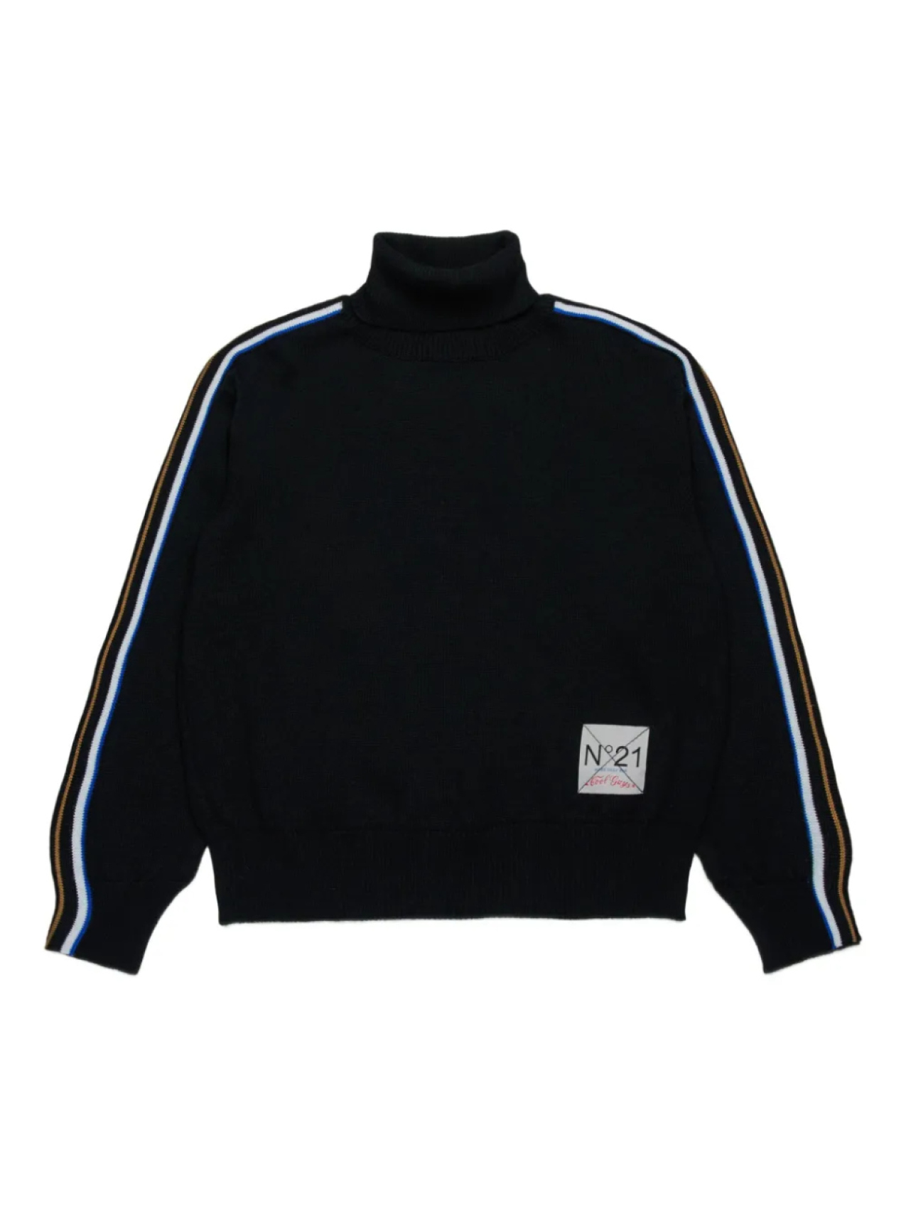 Nº21 Детский водолазка с полосатым узором Nº21 Kids, черный
Nº21 Детский водолазка с полосатым узором Nº21 Kids, черный
