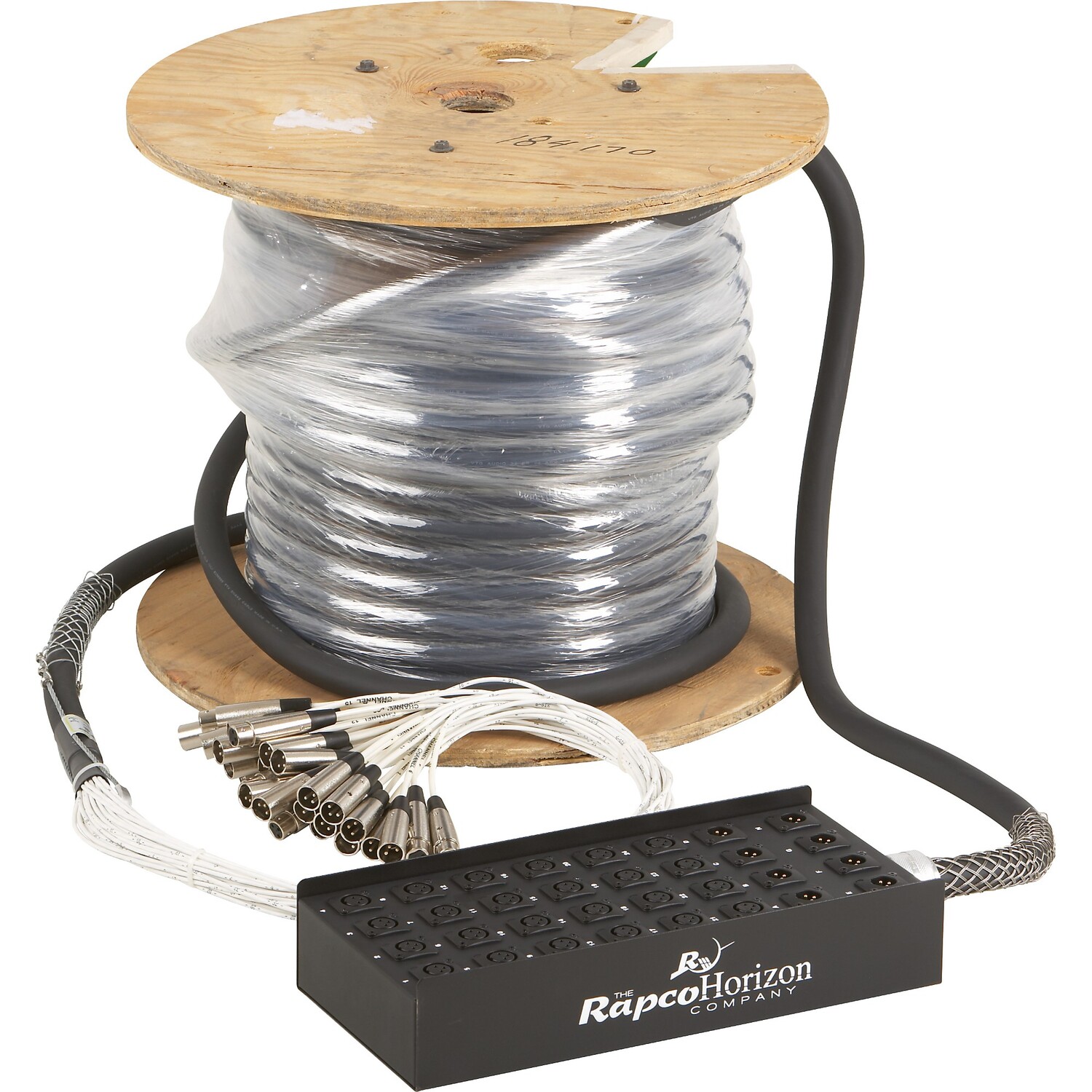 Вентилятор Rapco Horizon 24X8 XLR Snake, 125 футов.
Вентилятор Rapco Horizon 24X8 XLR Snake, 125 футов.