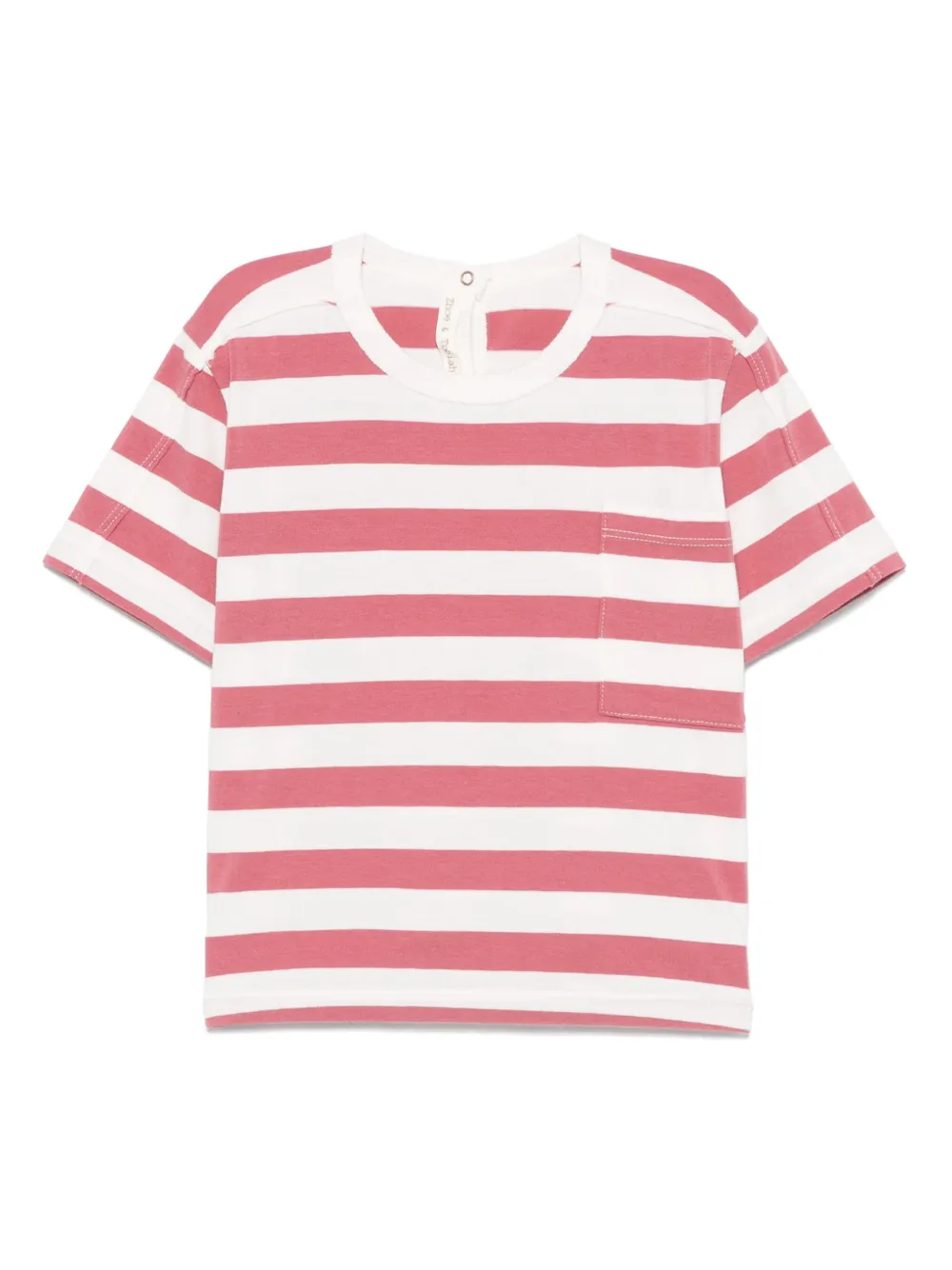 Футболка в полоску Zhoe & Tobiah, розовый 
Футболка в полоску Zhoe & Tobiah, розовый