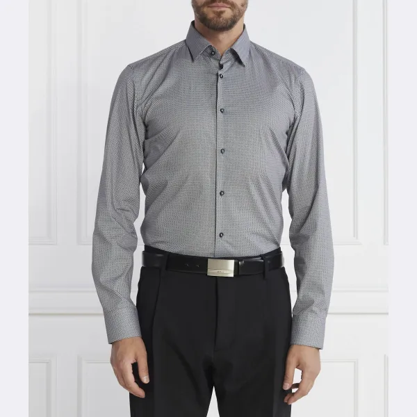 Рубашка узкого кроя h-hank-s-kent Boss, черный
Рубашка узкого кроя h-hank-s-kent Boss, черный