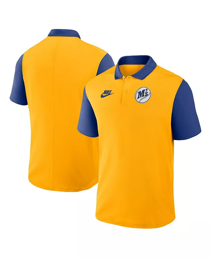 Мужская поло с цветными блоками Victory Performance Seattle Mariners Cooperstown Collection золотистого/королевского цвета Nike
Мужская поло с цветными блоками Victory Performance Seattle Mariners Cooperstown Collection золотистого/королевского цвета Nike