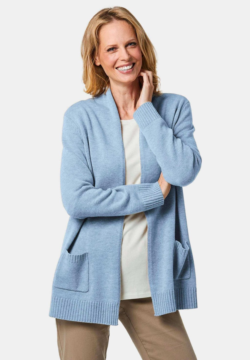 Кардиган GOLDNER, светло-голубой
Кардиган GOLDNER, светло-голубой