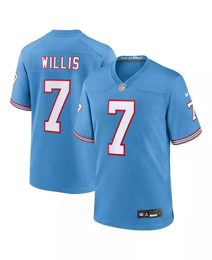Джерси Big Boys Malik Willis Tennessee Titans Game Nike, синий
Джерси Big Boys Malik Willis Tennessee Titans Game Nike, синий