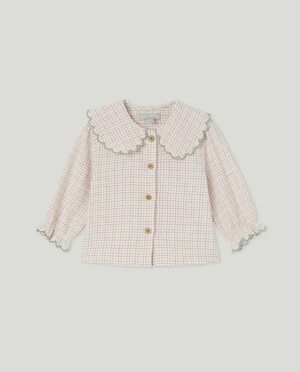 Блузка с длинным рукавом, с ажурной отделкой и воротником-окошком для маленькой девочки Coconut El Corte Inglés, белый
Блузка с длинным рукавом, с ажурной отделкой и воротником-окошком для маленькой девочки Coconut El Corte Inglés, белый