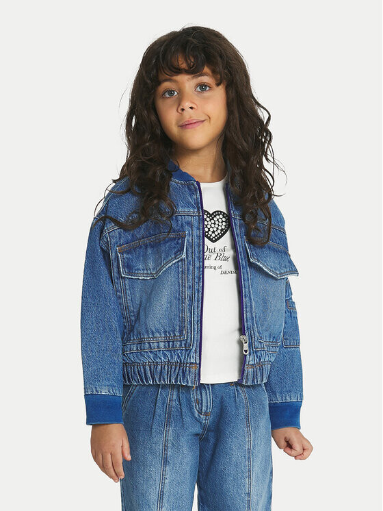 Бомбер стандартного кроя Original Marines, синий
Бомбер стандартного кроя Original Marines, синий