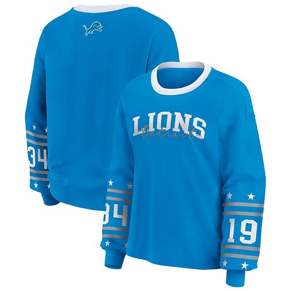Женская синяя футболка с длинным рукавом Detroit Lions plus size Wear By Erin Andrews, Синий, Женская синяя футболка с длинным рукавом Detroit Lions plus size Wear By Erin Andrews
Женская синяя футболка с длинным рукавом Detroit Lions plus size Wear By Erin Andrews, Синий, Женская синяя футболка с длинным рукавом Detroit Lions plus size Wear By Erin Andrews