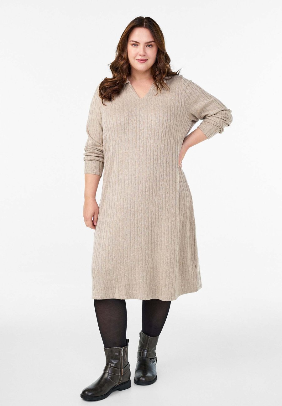 Платье Zizzi Jumper dress, Caribou/Sand
Платье Zizzi Jumper dress, Caribou/Sand