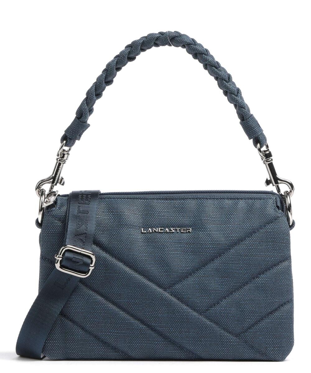 Сумка на плечо из парусины из матлассе Lancaster, синий 
Сумка на плечо из парусины из матлассе Lancaster, синий