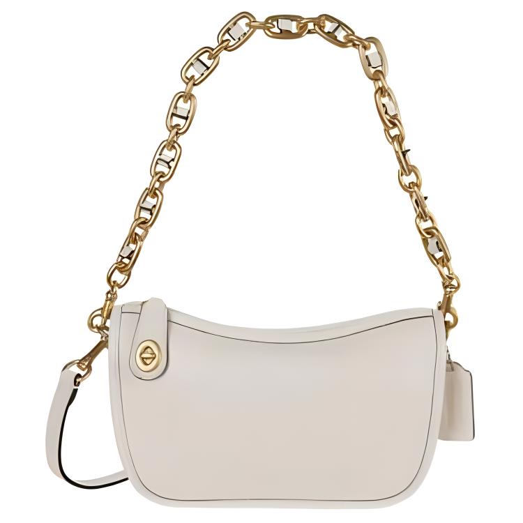 Кошелек через плечо из кожи свингер с принтом трубы COACH для женщин розовый белый
Кошелек через плечо из кожи свингер с принтом трубы COACH для женщин розовый белый